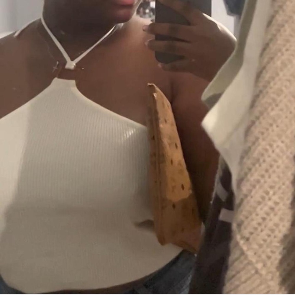 H&M White Ribbed Halter Top - Picture 3 of 3